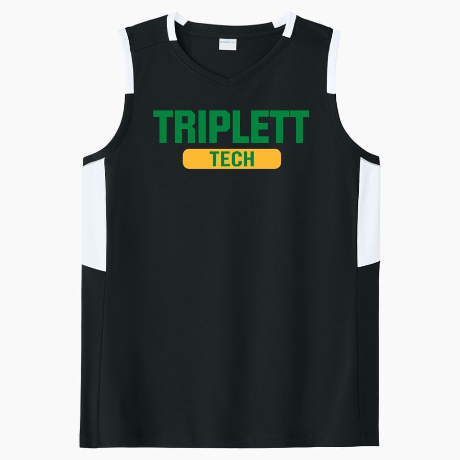 Triplett Tech Sport-Tek Women's Club Sleeveless V-Neck