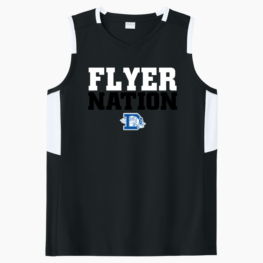 DIXIE HIGH SCHOOL FLYERS Sport-Tek Women's Club Sleeveless V-Neck