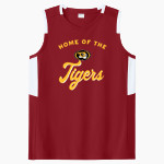 Trinity Tigers <span class="pdp-name-mascot">Trinity College of Florida Tigers</span> Sport-Tek Women's Club Sleeveless V-Neck Front Thumbnail