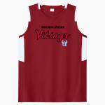 Wisconsin Lutheran Vikings <span class="pdp-name-mascot">Wisconsin Lutheran Vikings</span> Sport-Tek Women's Club Sleeveless V-Neck Front Thumbnail