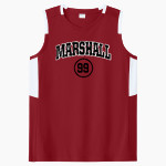 Marshall Mavericks Sport-Tek Women's Club Sleeveless V-Neck Front Thumbnail