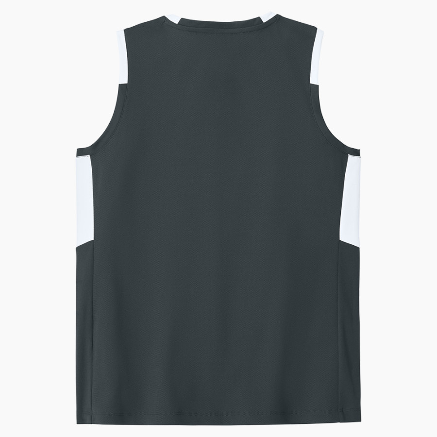 DOVER HIGH SCHOOL LONGHORNS Sport-Tek Women's Club Sleeveless V-Neck