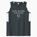 Holy Family Wildcats <span class="pdp-name-mascot">Holy Family Wildcats</span> Sport-Tek Women's Club Sleeveless V-Neck Front Thumbnail
