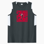 Manitowoc Lutheran Lancers <span class="pdp-name-mascot">Manitowoc Lutheran High School Lancers</span> Sport-Tek Women's Club Sleeveless V-Neck Front Thumbnail