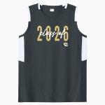 Wingate University Bulldogs Sport-Tek Women's Club Sleeveless V-Neck Front Thumbnail