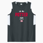 Morton Potters Sport-Tek Women's Club Sleeveless V-Neck Front Thumbnail