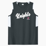 Nova Knights Sport-Tek Women's Club Sleeveless V-Neck Front Thumbnail