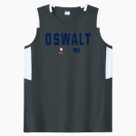 Oswalt Eagles Sport-Tek Women's Club Sleeveless V-Neck Front Thumbnail