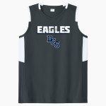 DUBOIS CHRISTIAN SCHOOLS EAGLES Sport-Tek Women's Club Sleeveless V-Neck Front Thumbnail