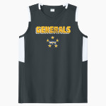 WAYNE PREP ACADEMY Generals Sport-Tek Women's Club Sleeveless V-Neck Front Thumbnail