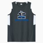 Zion Lutheran Raiders Sport-Tek Women's Club Sleeveless V-Neck Front Thumbnail