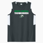 North Central Thunderbirds <span class="pdp-name-mascot">North Central Thunderbirds</span> Sport-Tek Women's Club Sleeveless V-Neck Front Thumbnail