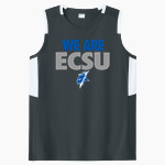 ECSU Vikings <span class="pdp-name-mascot">ECSU</span> Sport-Tek Women's Club Sleeveless V-Neck Front Thumbnail