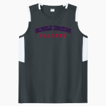 Vacaville Christian Falcons Sport-Tek Women's Club Sleeveless V-Neck Front Thumbnail