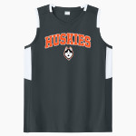 ABSAROKEE HIGH SCHOOL HUSKIES <span class="pdp-name-mascot">ABSAROKEE HUSKIES</span> Sport-Tek Women's Club Sleeveless V-Neck Front Thumbnail