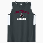 FAYETTEVILLE HIGH SCHOOL LIONS Sport-Tek Women's Club Sleeveless V-Neck Front Thumbnail