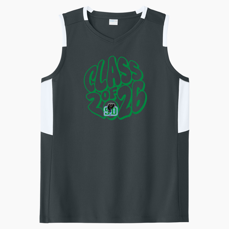 San Domenico Panthers <span class="pdp-name-mascot">San Domenico Panthers</span> Sport-Tek Women's Club Sleeveless V-Neck