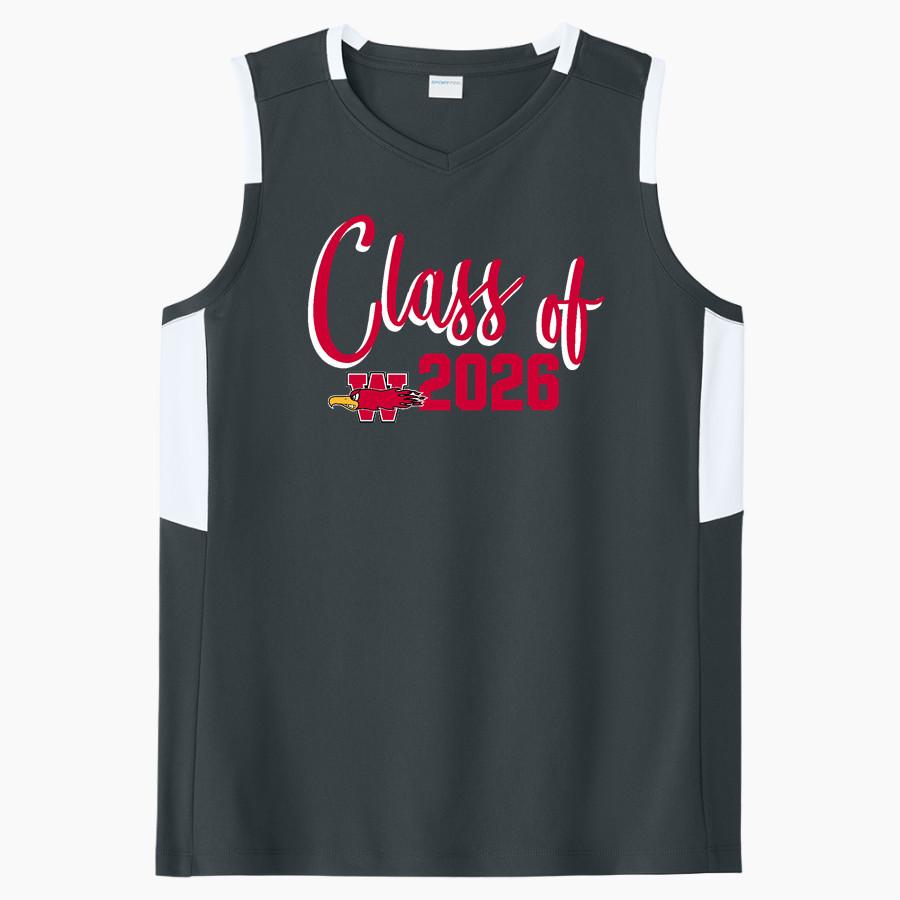 Wisconsin School For The Deaf Firebirds <span class="pdp-name-mascot">Wisconsin School For The Deaf Firebirds</span> Sport-Tek Women's Club Sleeveless V-Neck