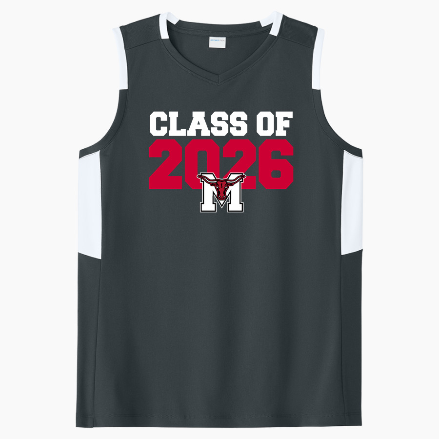 Marshall Mavericks <span class="pdp-name-mascot">Marshall Mavericks</span> Sport-Tek Women's Club Sleeveless V-Neck