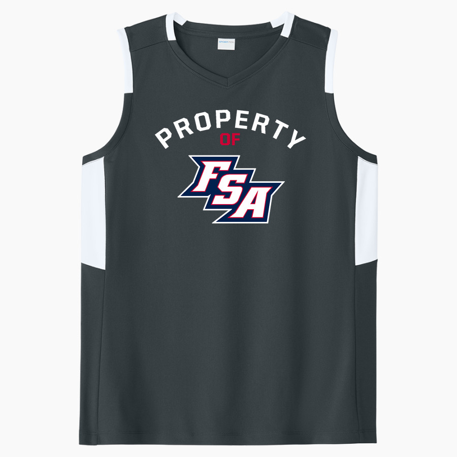 Fulton Science Academy Mustangs <span class="pdp-name-mascot">Fulton Science Academy Mustangs</span> Sport-Tek Women's Club Sleeveless V-Neck