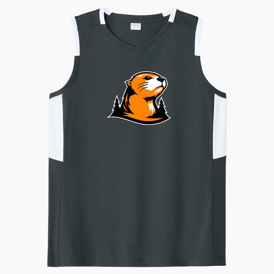 Lewis & Clark College The Official Online Store Sport-Tek Women's Club Sleeveless V-Neck
