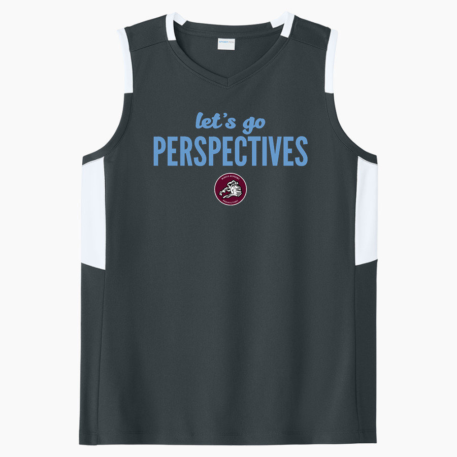 Perspectives Warriors Sport-Tek Women's Club Sleeveless V-Neck