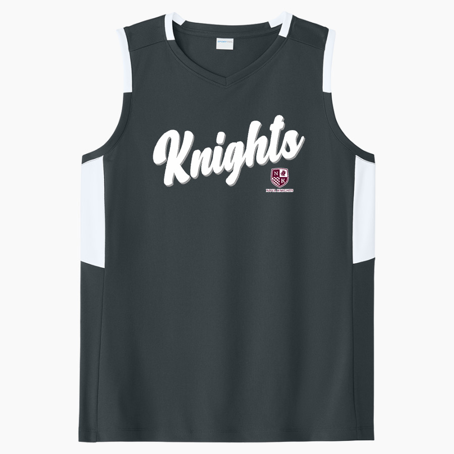 Nova Knights Sport-Tek Women's Club Sleeveless V-Neck