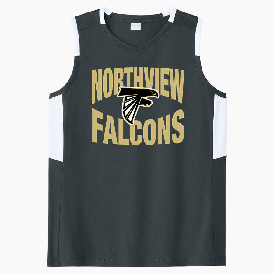 Northview Falcons Sport-Tek Women's Club Sleeveless V-Neck