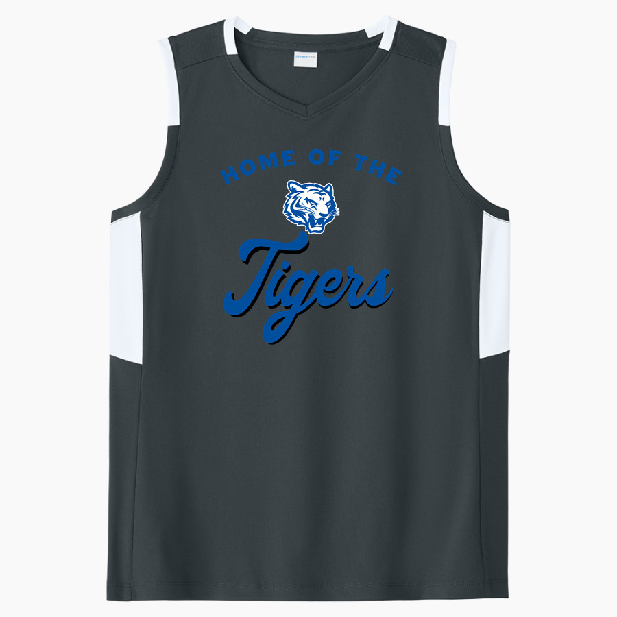 Crow Tigers Sport-Tek Women's Club Sleeveless V-Neck