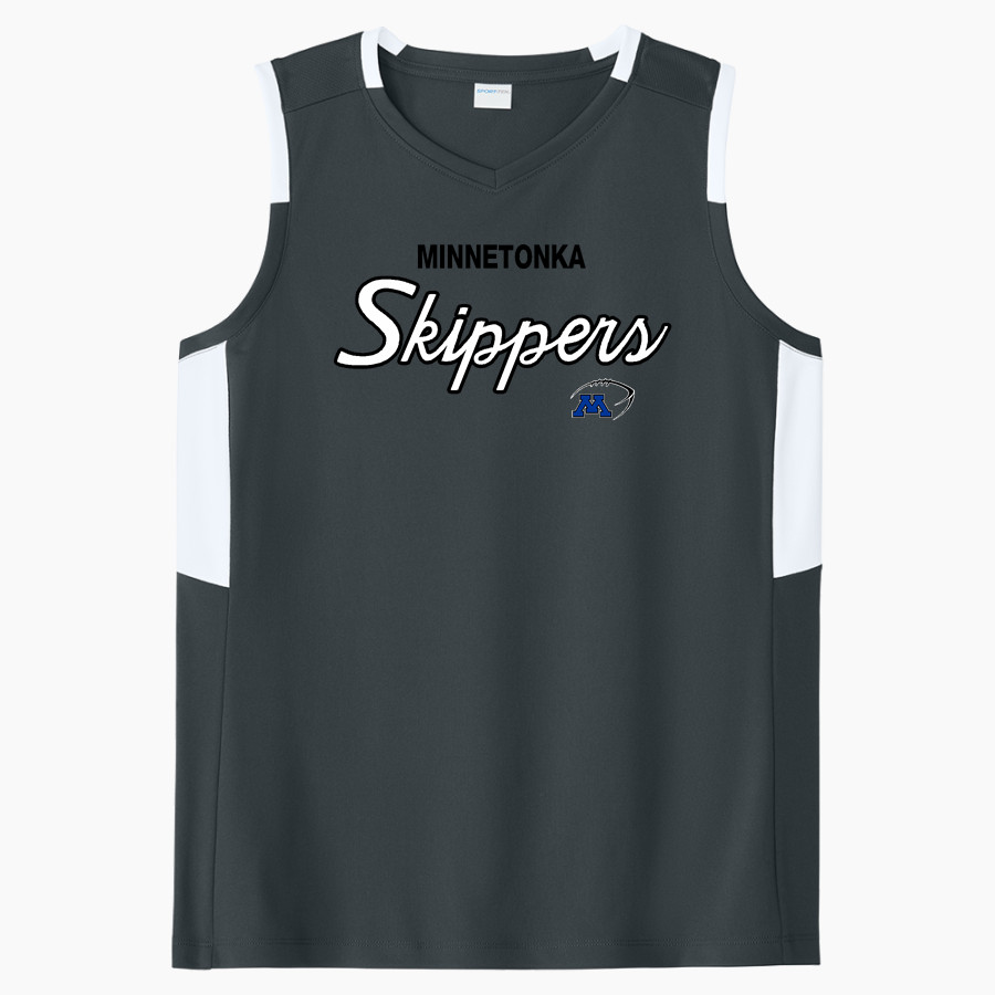 Minnetonka Skippers Sport-Tek Women's Club Sleeveless V-Neck