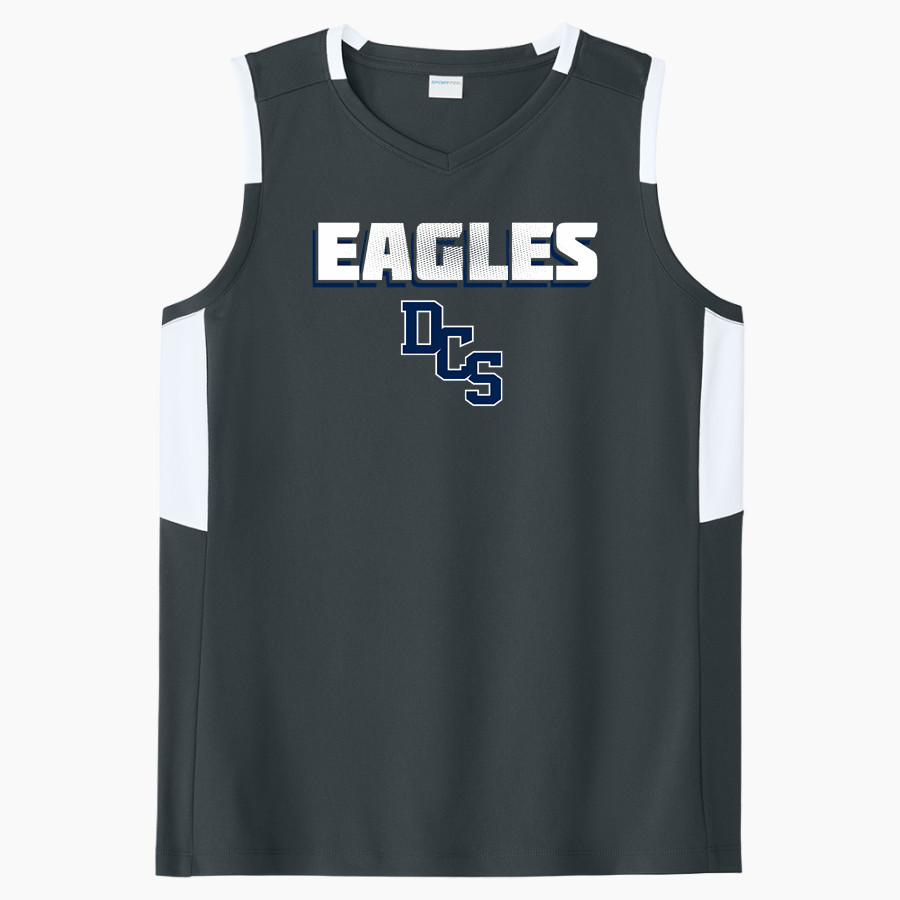 DUBOIS CHRISTIAN SCHOOLS EAGLES Sport-Tek Women's Club Sleeveless V-Neck