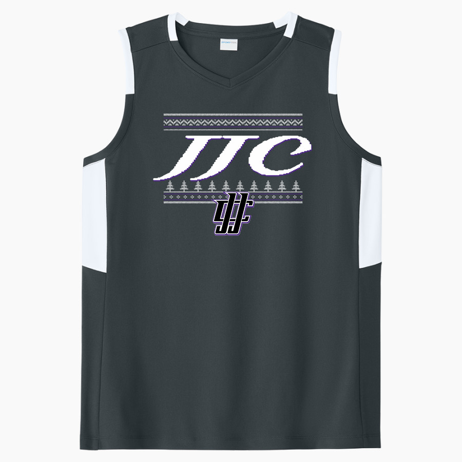 JJC Wolves Sport-Tek Women's Club Sleeveless V-Neck