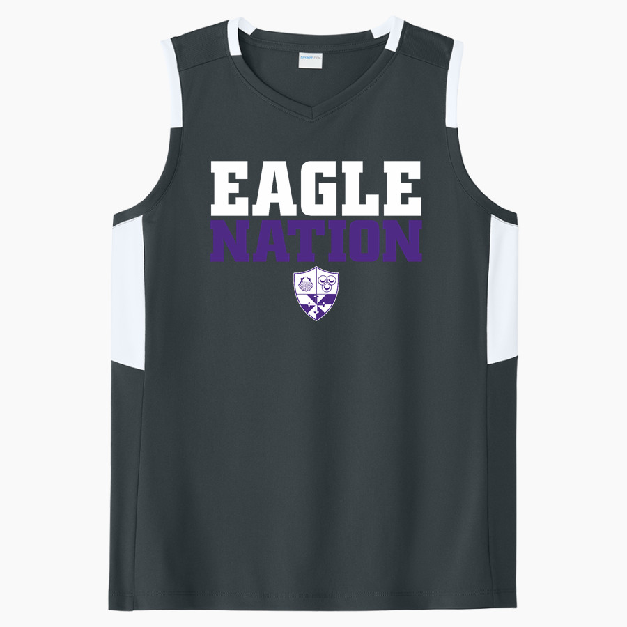 St. Edmund Prep Eagles <span class="pdp-name-mascot">St. Edmund Eagles</span> Sport-Tek Women's Club Sleeveless V-Neck