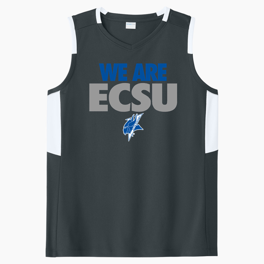 ECSU Vikings <span class="pdp-name-mascot">ECSU</span> Sport-Tek Women's Club Sleeveless V-Neck