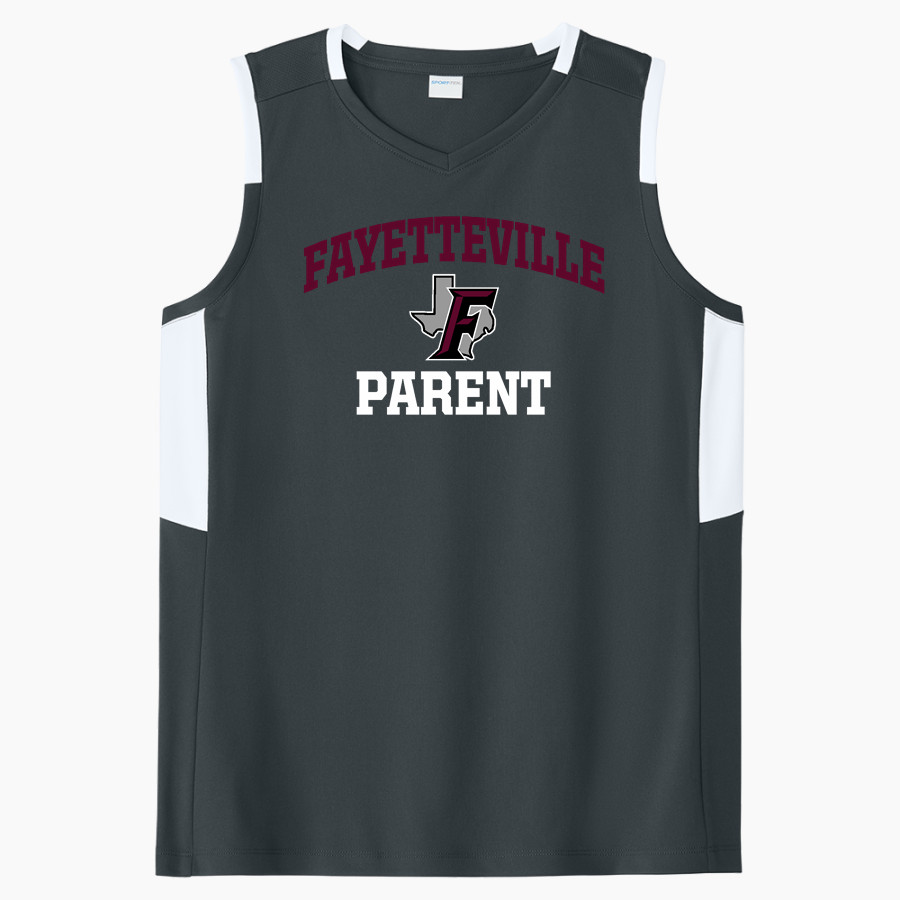 FAYETTEVILLE HIGH SCHOOL LIONS Sport-Tek Women's Club Sleeveless V-Neck