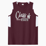 WILKINSON COUNTY CHRISTIAN ACADEMY RAMS <span class="pdp-name-mascot">WILKINSON CO RAMS</span> Sport-Tek Women's Club Sleeveless V-Neck Front Thumbnail