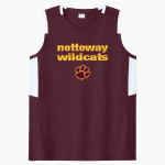 Nottoway Wildcats Sport-Tek Women's Club Sleeveless V-Neck Front Thumbnail