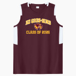 Au Gres-Sims HIGH SCHOOL WOLVERINES <span class="pdp-name-mascot">AU GRES - SIMS WOLVERINES</span> Sport-Tek Women's Club Sleeveless V-Neck Front Thumbnail