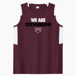 Stevenson Wildcats Sport-Tek Women's Club Sleeveless V-Neck Front Thumbnail