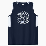 REAVIS HIGH SCHOOL RAMS Sport-Tek Women's Club Sleeveless V-Neck Front Thumbnail