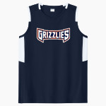 Glenn Grizzlies <span class="pdp-name-mascot">Tom Glenn Grizzlies</span> Sport-Tek Women's Club Sleeveless V-Neck Front Thumbnail