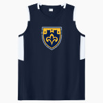 St. Scholastica Saints <span class="pdp-name-mascot">College of St. Scholastica Saints</span> Sport-Tek Women's Club Sleeveless V-Neck Front Thumbnail