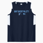 SAINT VINCENT PALLOTTI H S PANTHERS <span class="pdp-name-mascot">SAINT VINCENT PALLOTTI PANTHERS</span> Sport-Tek Women's Club Sleeveless V-Neck Front Thumbnail