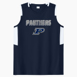 PASQUOTANK COUNTY HIGH SCHOOL PANTHERS <span class="pdp-name-mascot">PASQUOTANK COUNTY PANTHERS</span> Sport-Tek Women's Club Sleeveless V-Neck Front Thumbnail