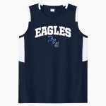 DUBOIS CHRISTIAN SCHOOLS EAGLES <span class="pdp-name-mascot">DUBOIS EAGLES</span> Sport-Tek Women's Club Sleeveless V-Neck Front Thumbnail