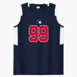 APPLETON EAST PATRIOTS <span class="pdp-name-mascot">EAST PATRIOTS</span> Sport-Tek Women's Club Sleeveless V-Neck Front Thumbnail