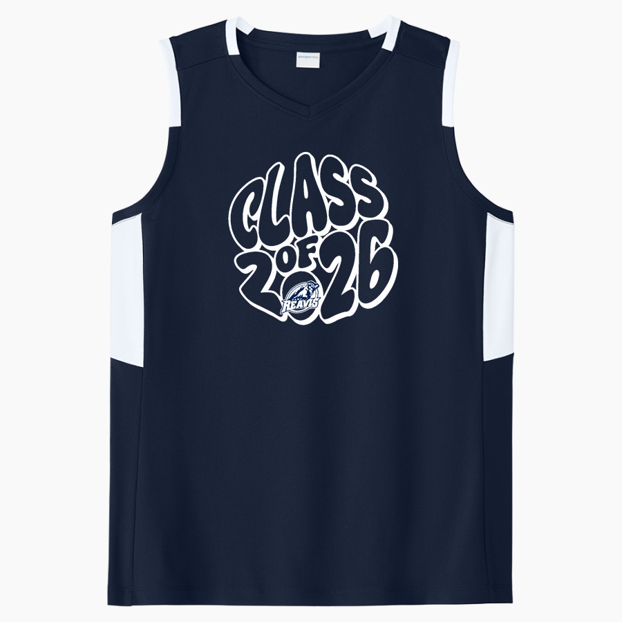 REAVIS HIGH SCHOOL RAMS Sport-Tek Women's Club Sleeveless V-Neck