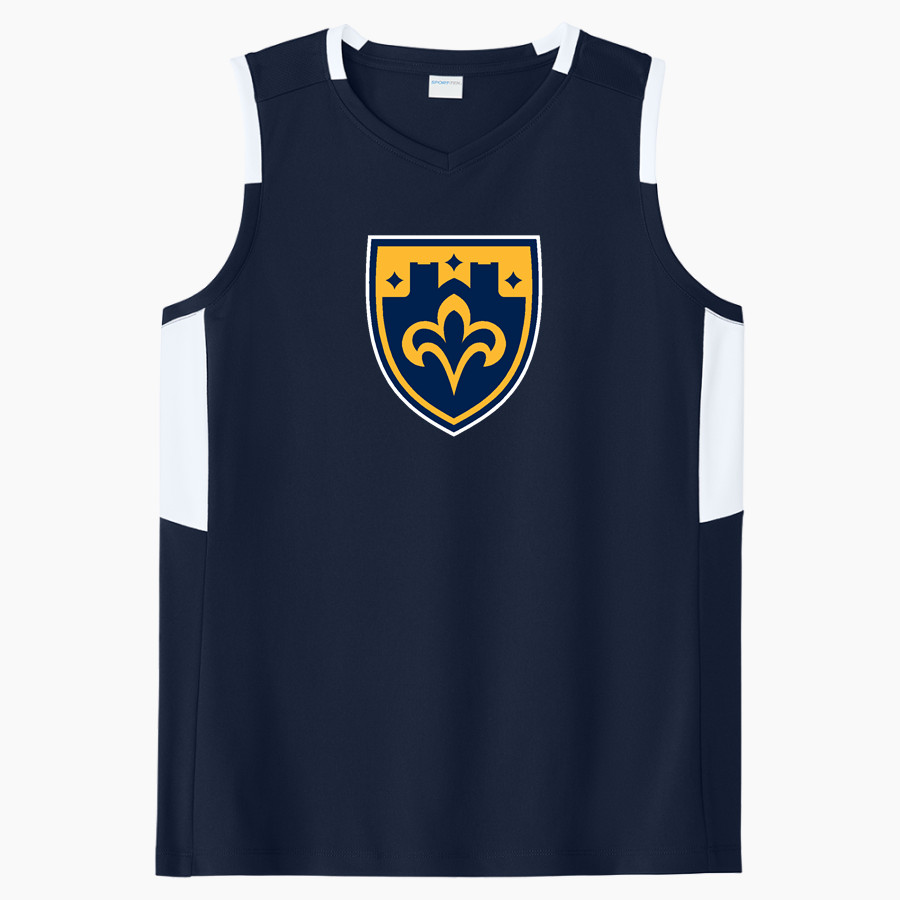 St. Scholastica Saints <span class="pdp-name-mascot">College of St. Scholastica Saints</span> Sport-Tek Women's Club Sleeveless V-Neck