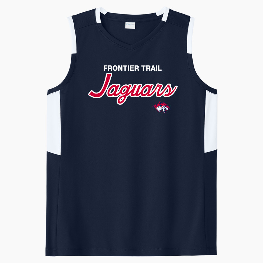 Frontier Trail Jaguars <span class="pdp-name-mascot">Frontier Trail Jaguars</span> Sport-Tek Women's Club Sleeveless V-Neck