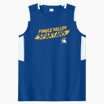PINOLE VALLEY HIGH SCHOOL SPARTANS Sport-Tek Women's Club Sleeveless V-Neck Front Thumbnail